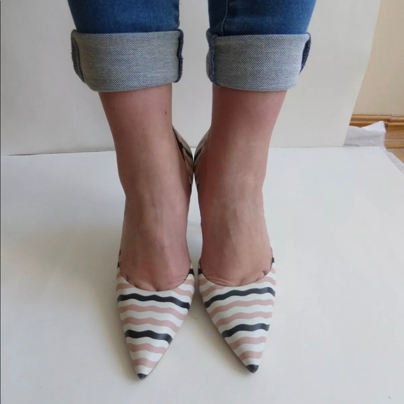 New Auth MIU MIU by PRADA dress SHOES 38.5 ITALY - Picture 3 of 6